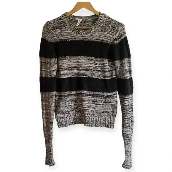 BCBGeneration Striped Wool Blend Sweater - Picture 1 of 12